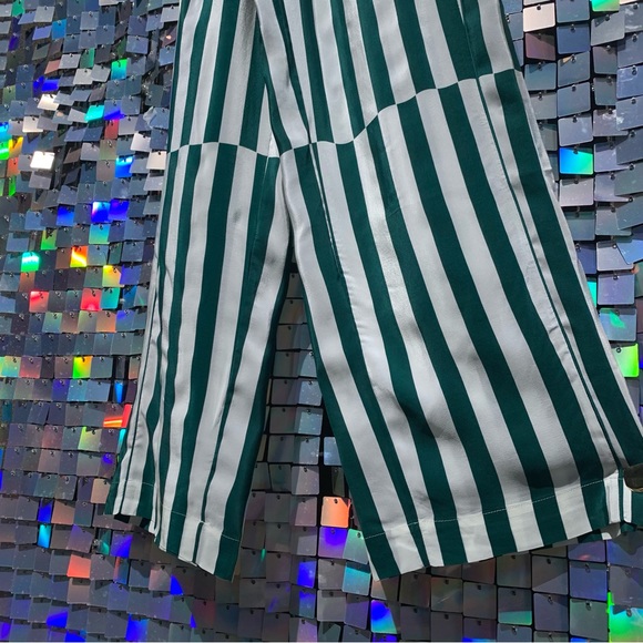NWT All Year around (AYR) The Flow State Pant in Glass Green Regatta Stripe. - Picture 11 of 13